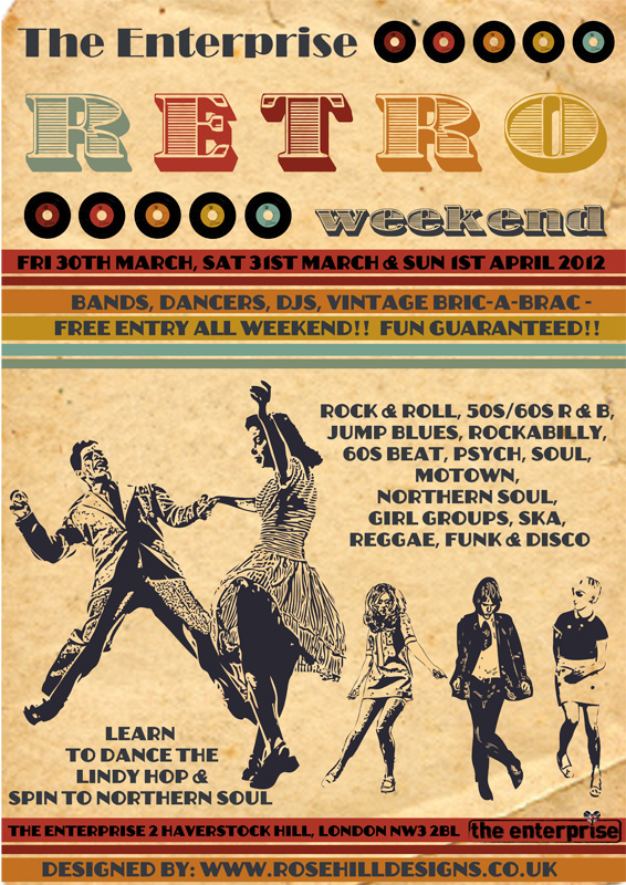retro-flyer-front2 Camden Enterprise Retro/Vintage Weekend